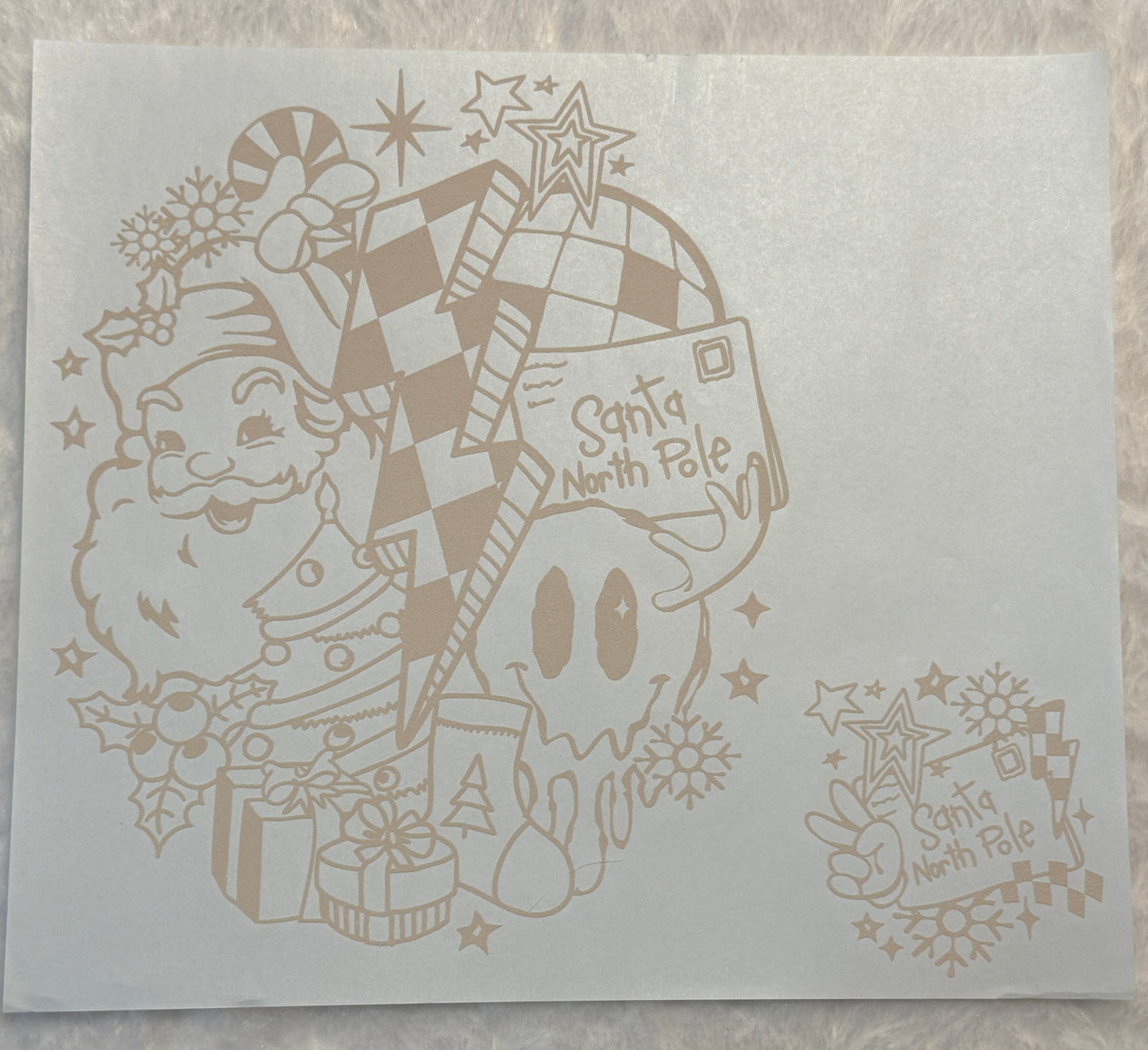 North Pole Letter with pocket