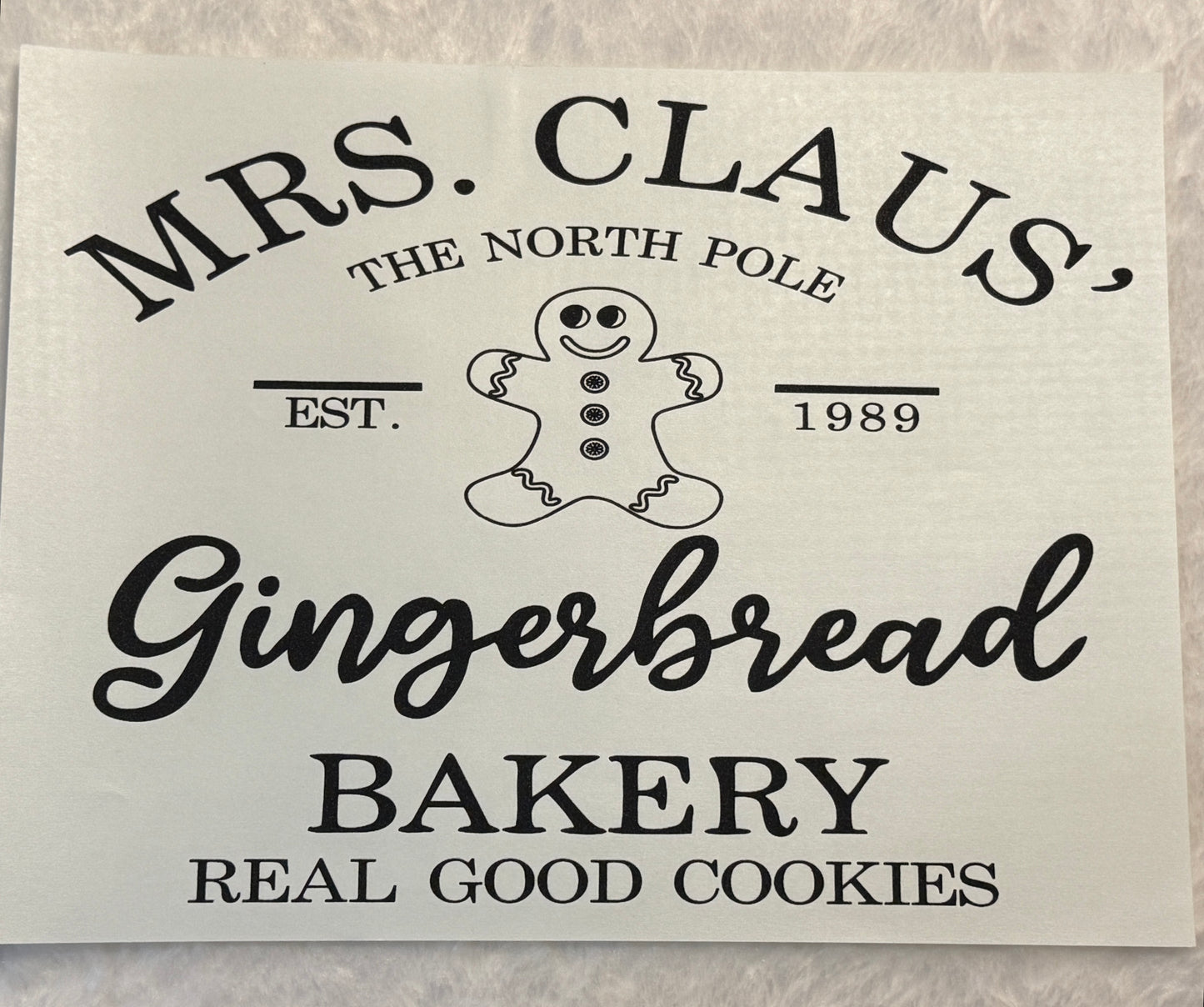 Mrs.Claus Gingerbread