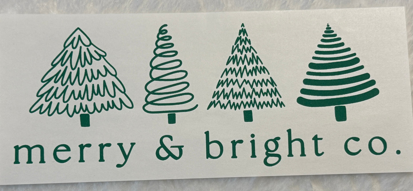 Merry and Bright Trees