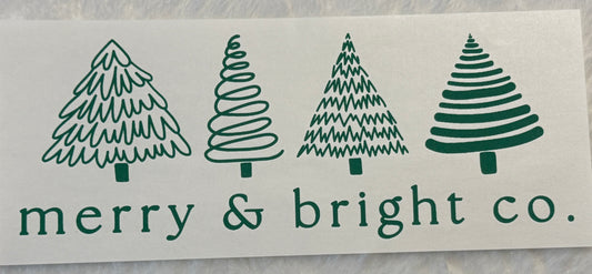 Merry and Bright Trees