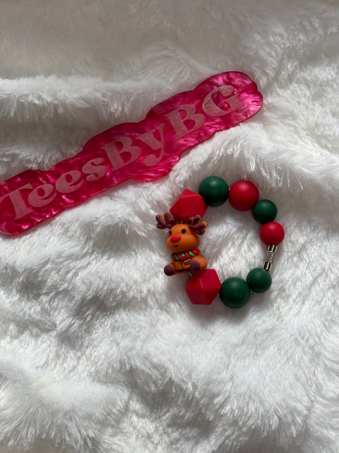 Reindeer Cup Charm
