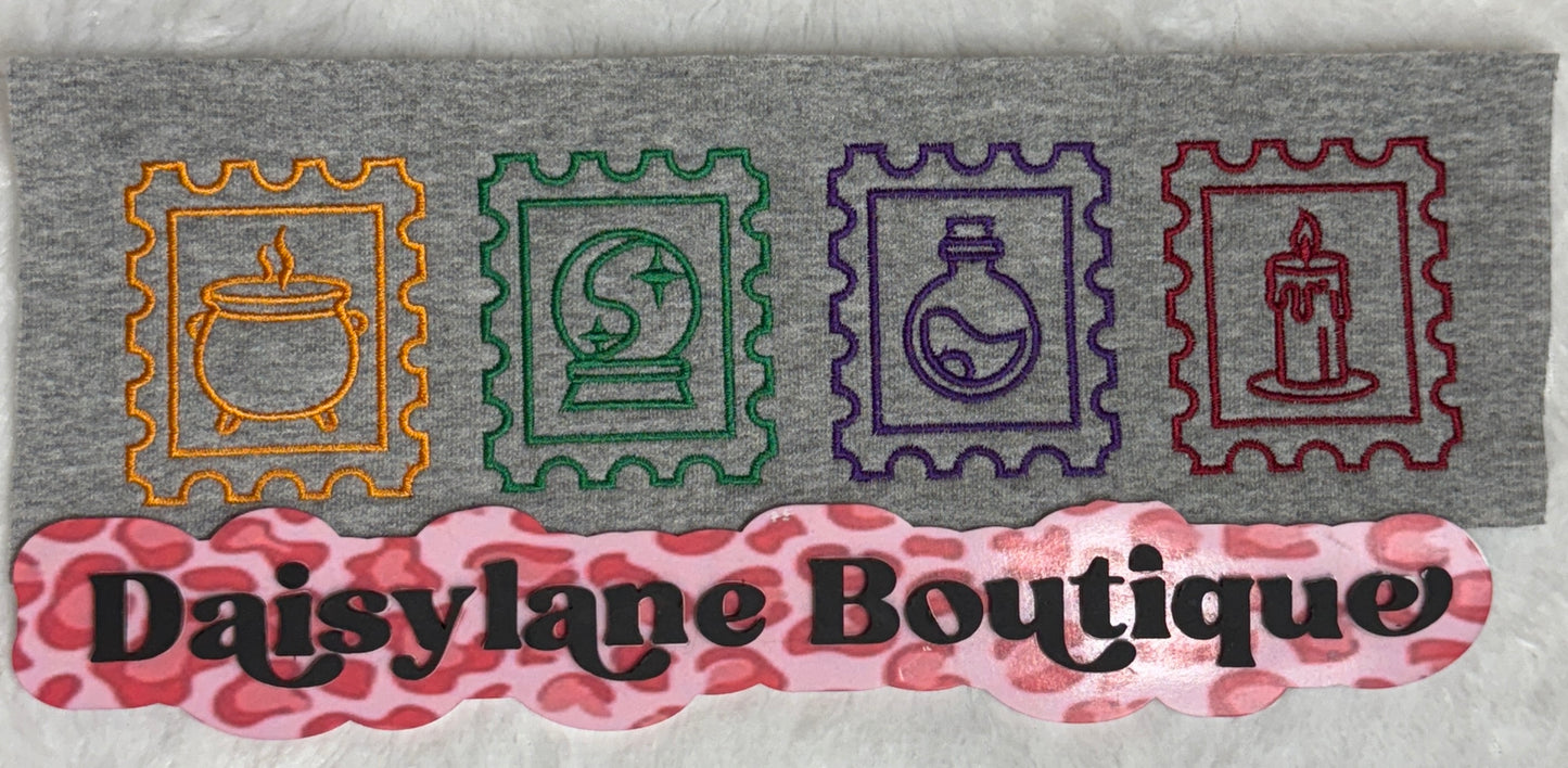 Halloween Stamps Embroidery