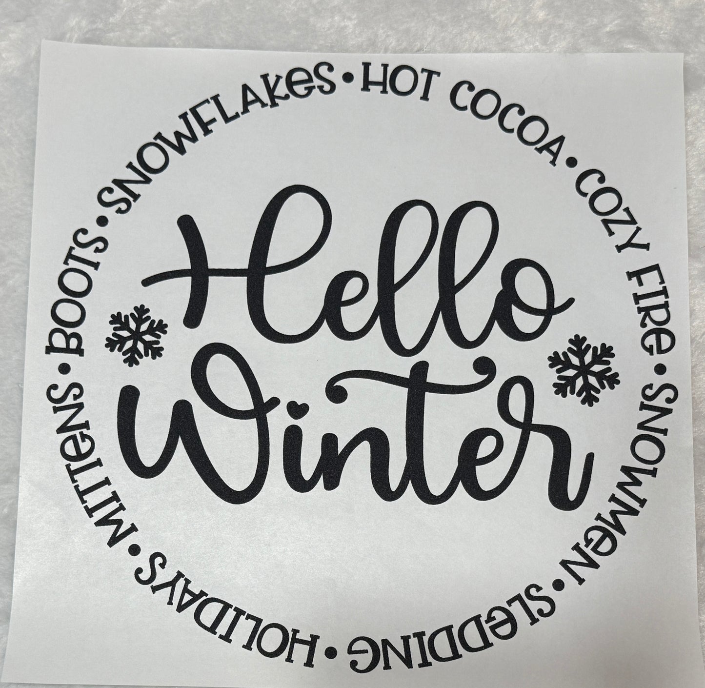 Hello Winter
