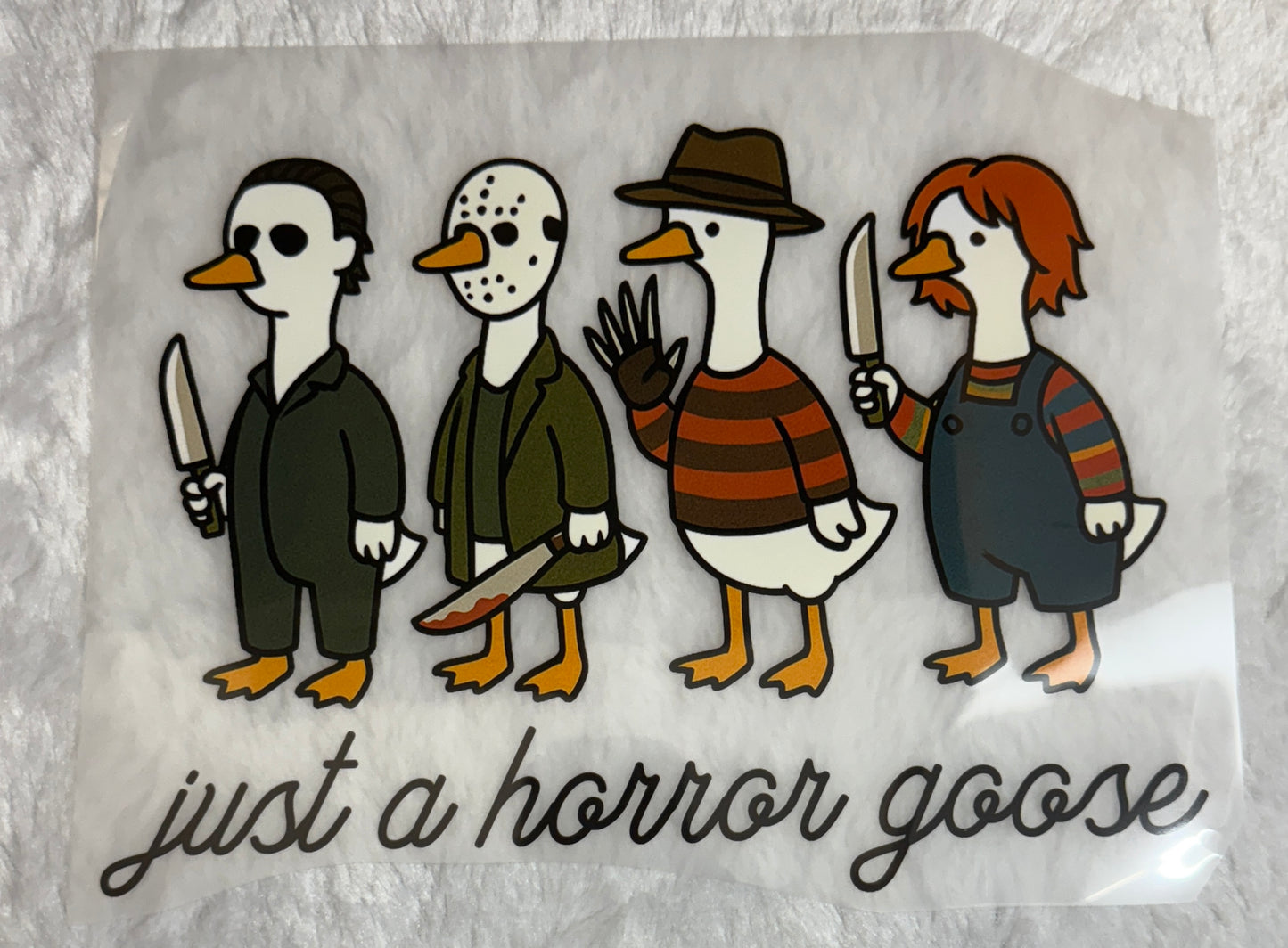 Just a horror goose