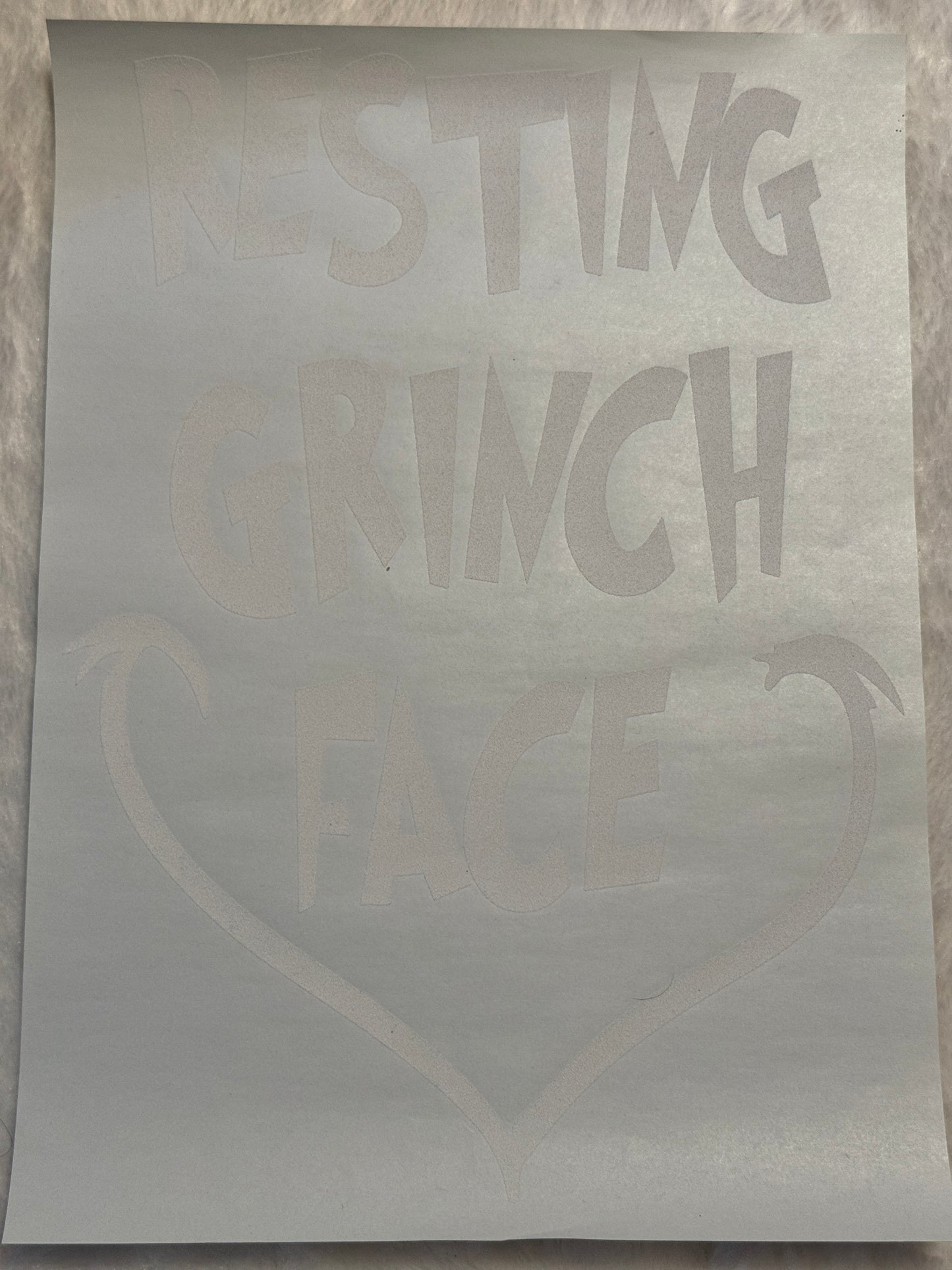 Resting Green Man Face