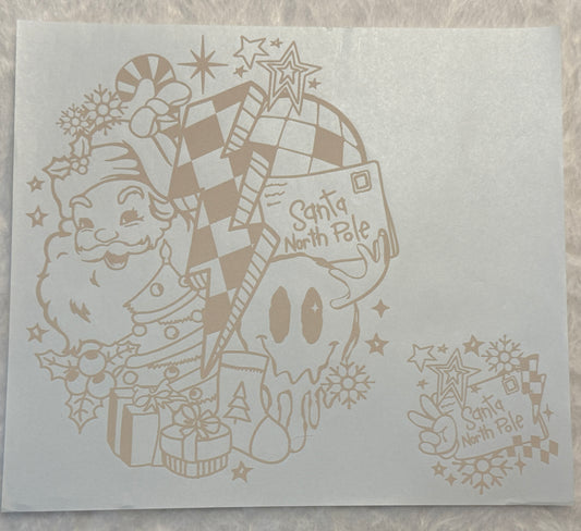 North Pole Letter with pocket