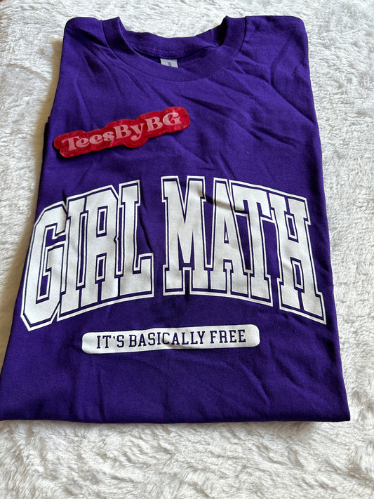 Girl Math -  Short Sleeve