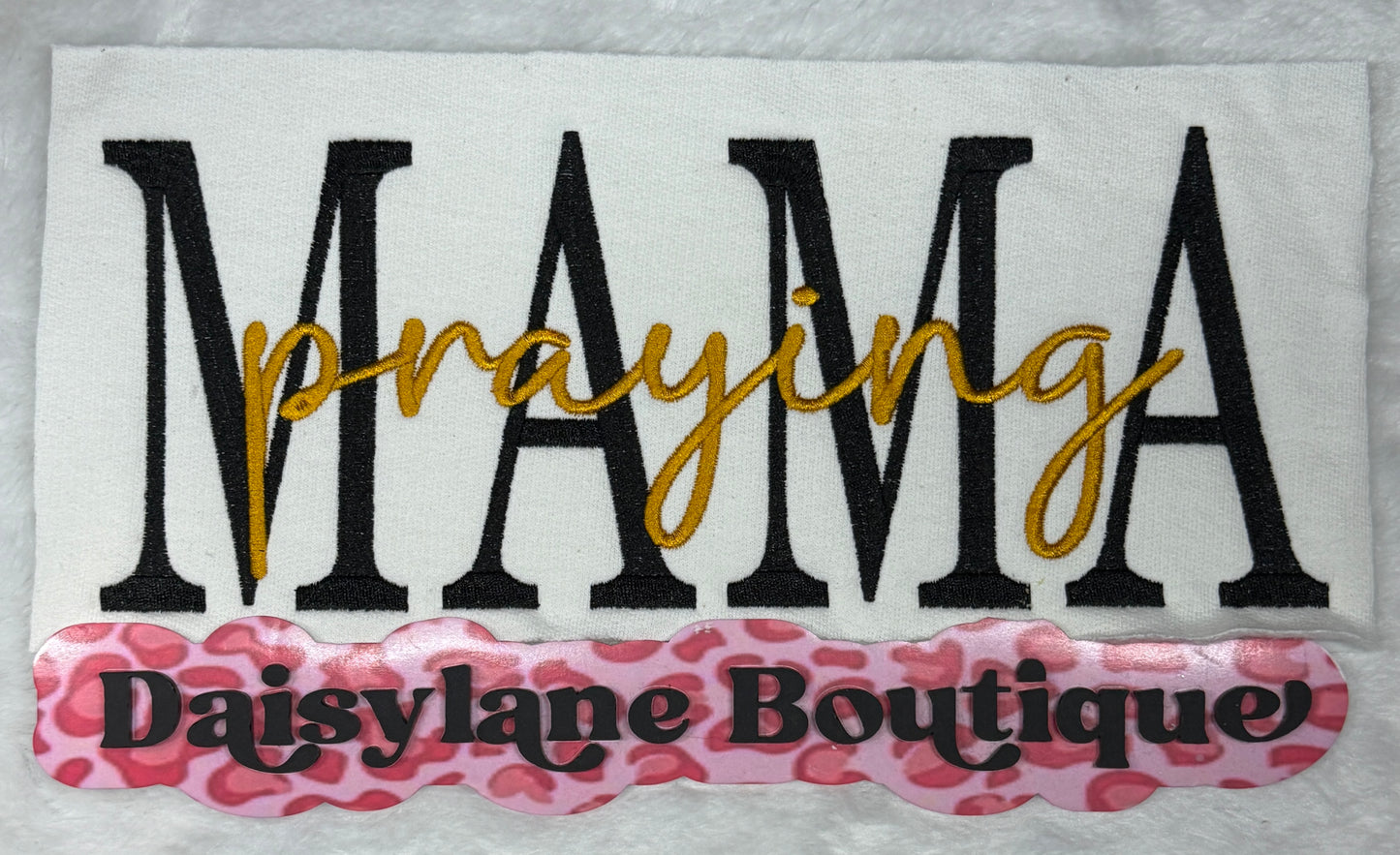Praying Mama Embroidery