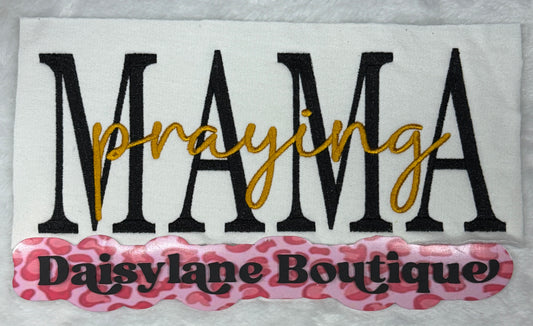 Praying Mama Embroidery