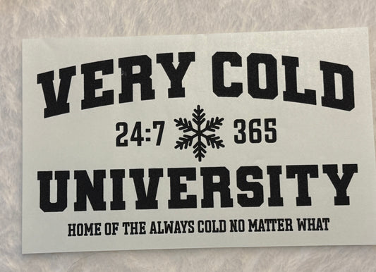 Very Cold University