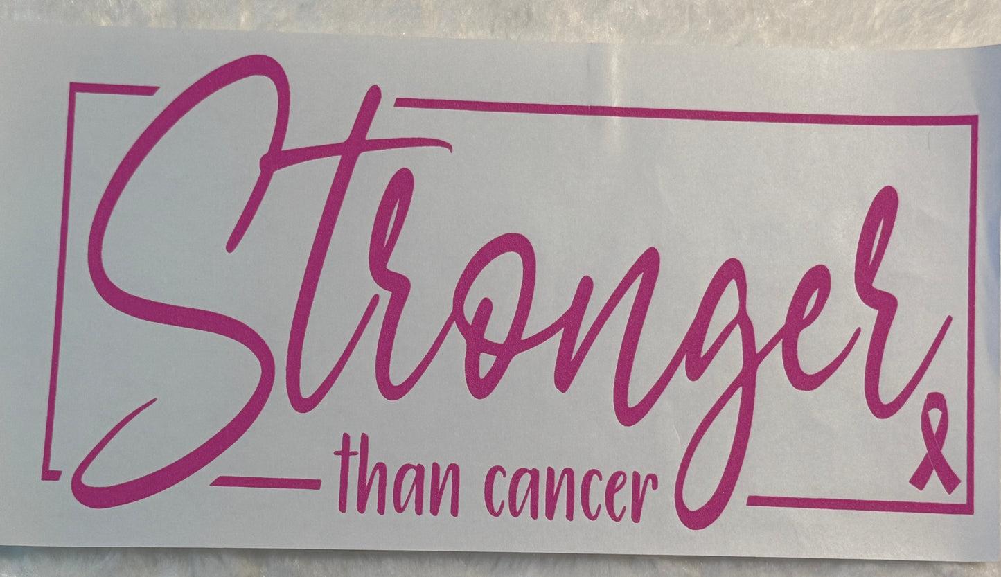 Stronger than Cancer