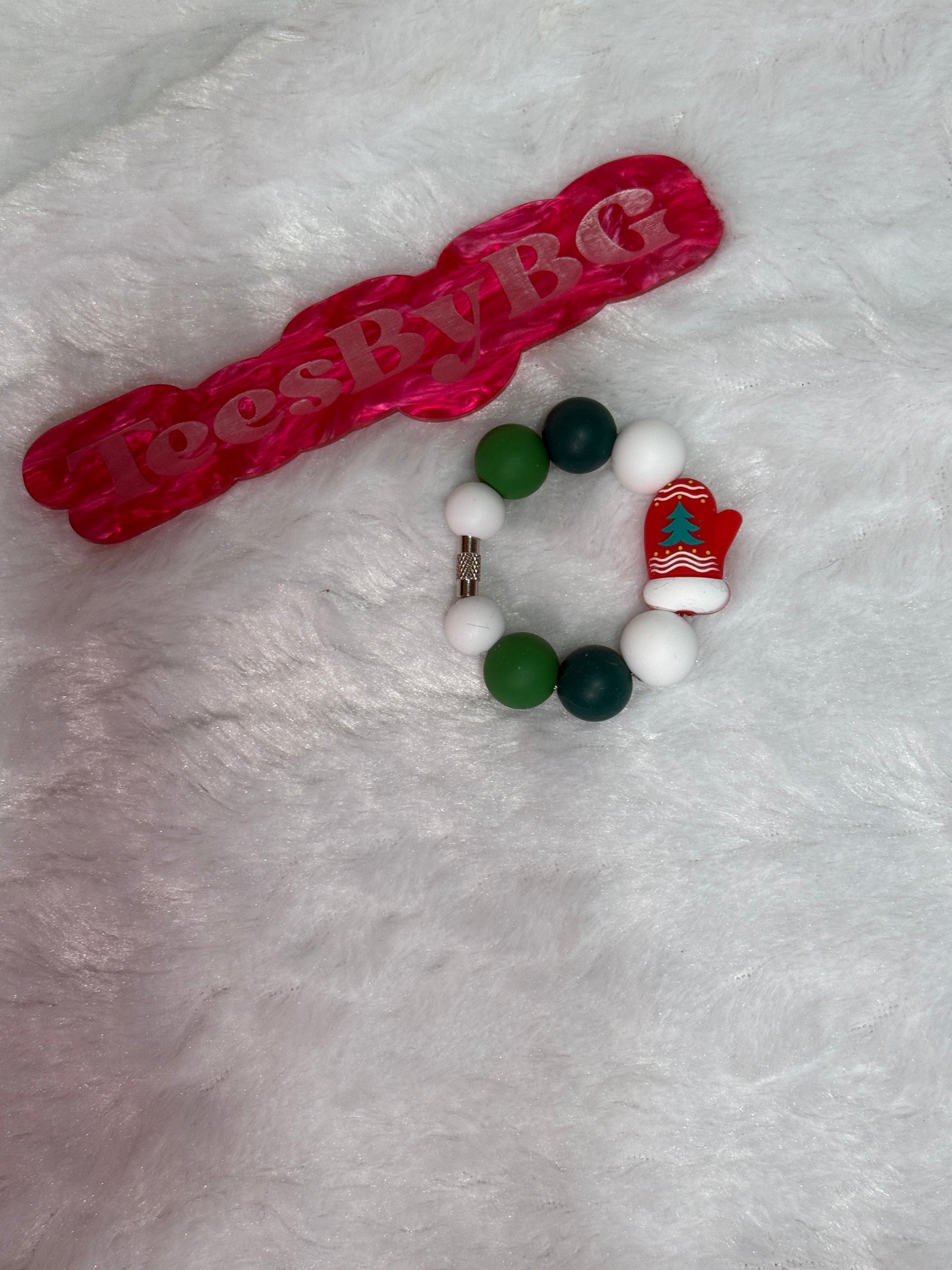 Red Mitten Cup Charm