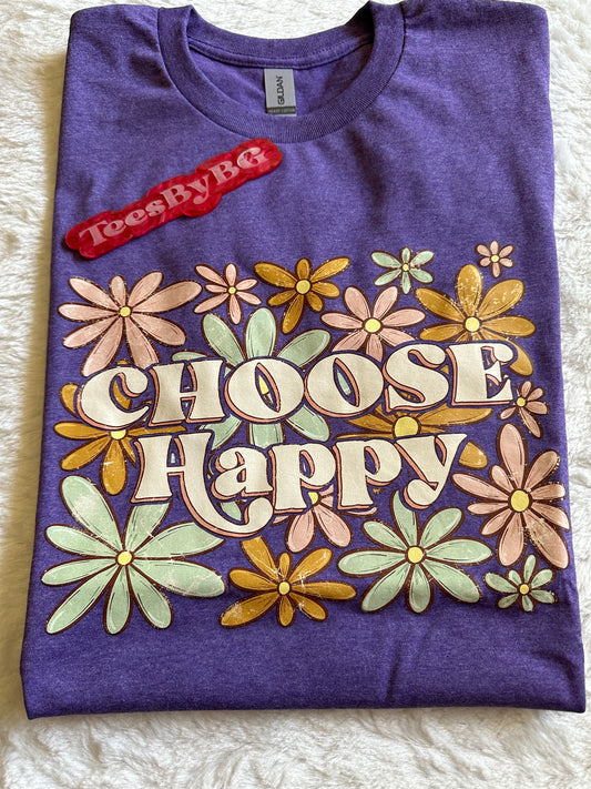 Choose Happy - Short Sleeve