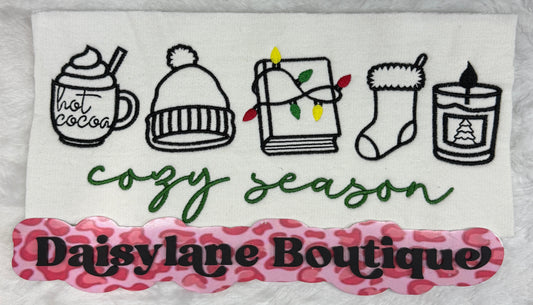Cozy Season with Christmas Icons Embroidery