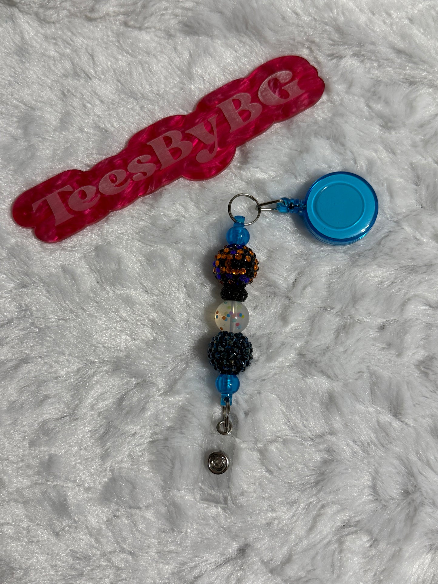 Sparkle Beads Badge Reel