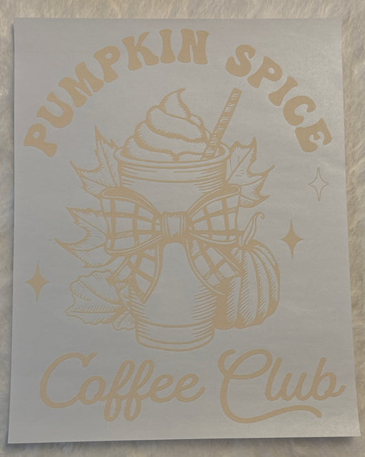 Pumpkin Spice Coffee Club