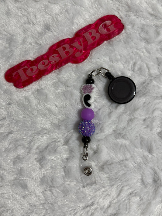 Purple Lotus Badge Reel