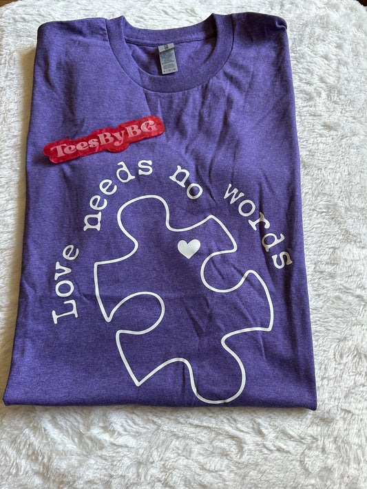 Love needs no words -  Short Sleeve