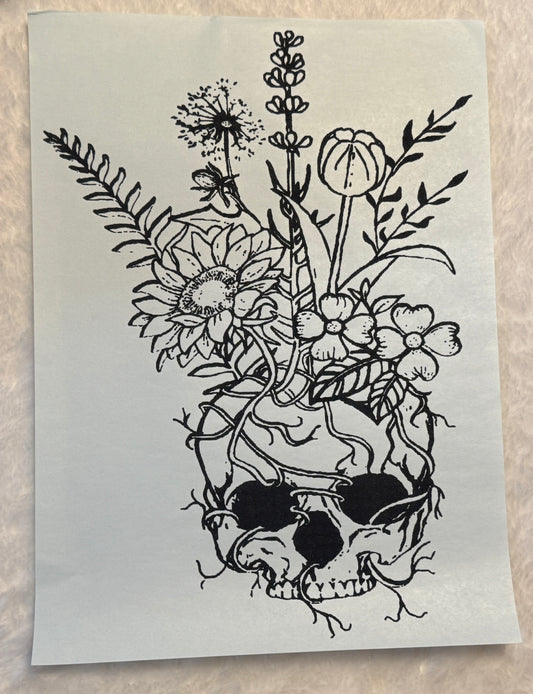 Flower Skull