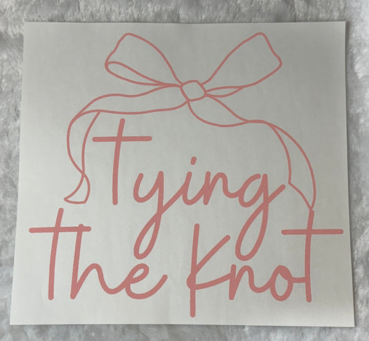 Tying the knot