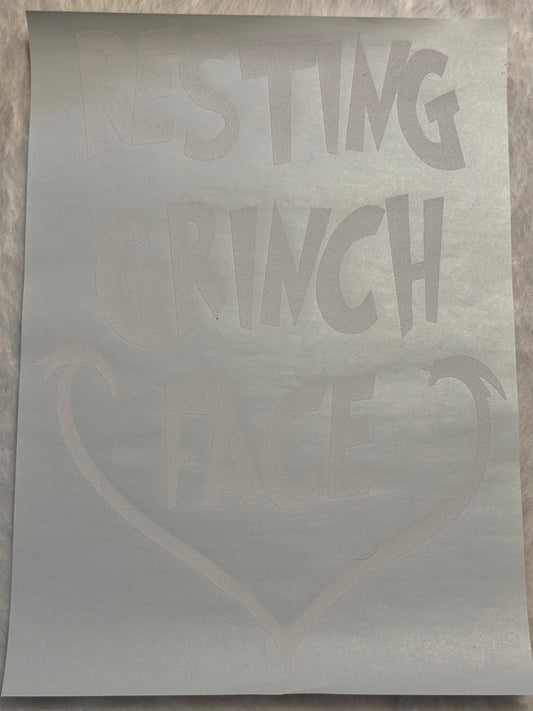 Resting Green Man Face