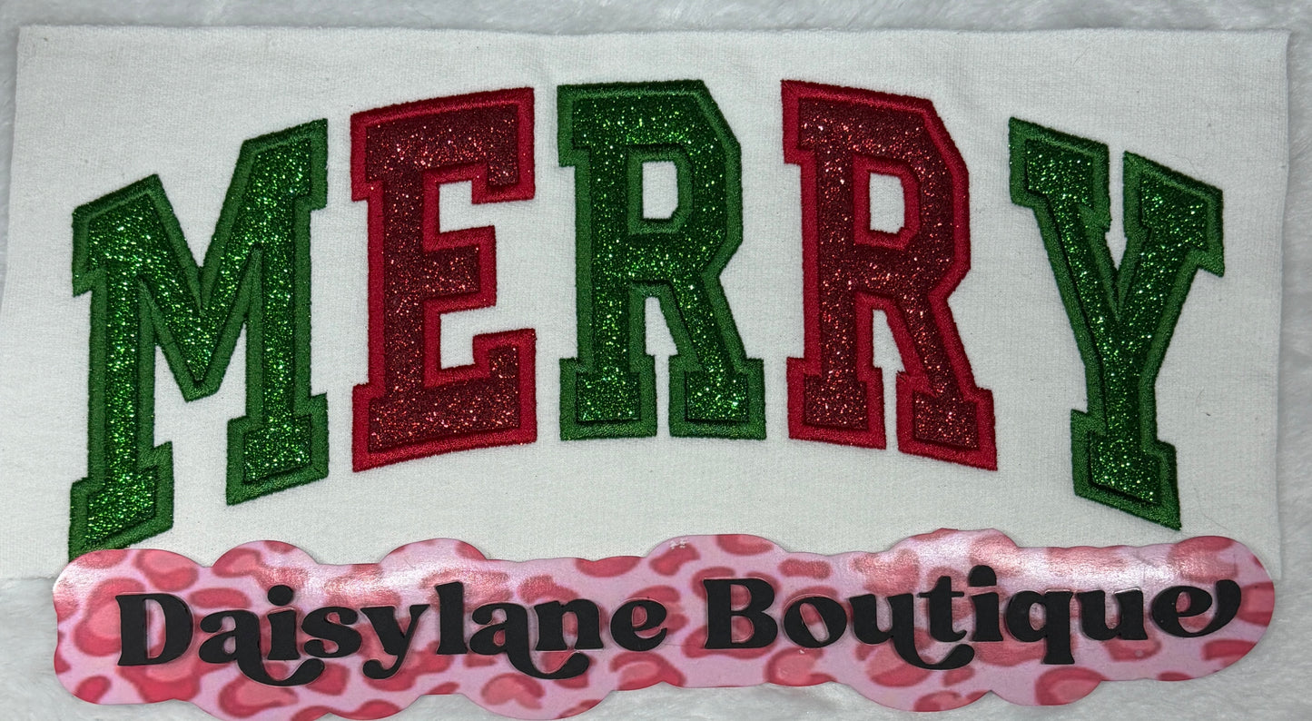 Merry Alternative Colors Embroidery