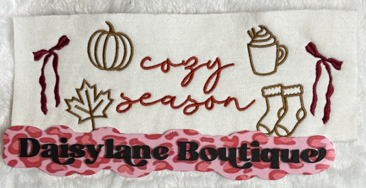 Cozy Season Coquette Embroidery