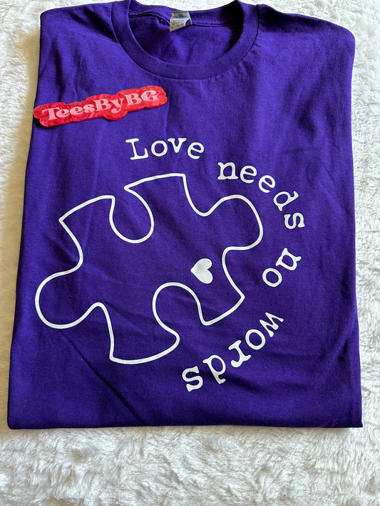 Love needs no words - Short Sleeve