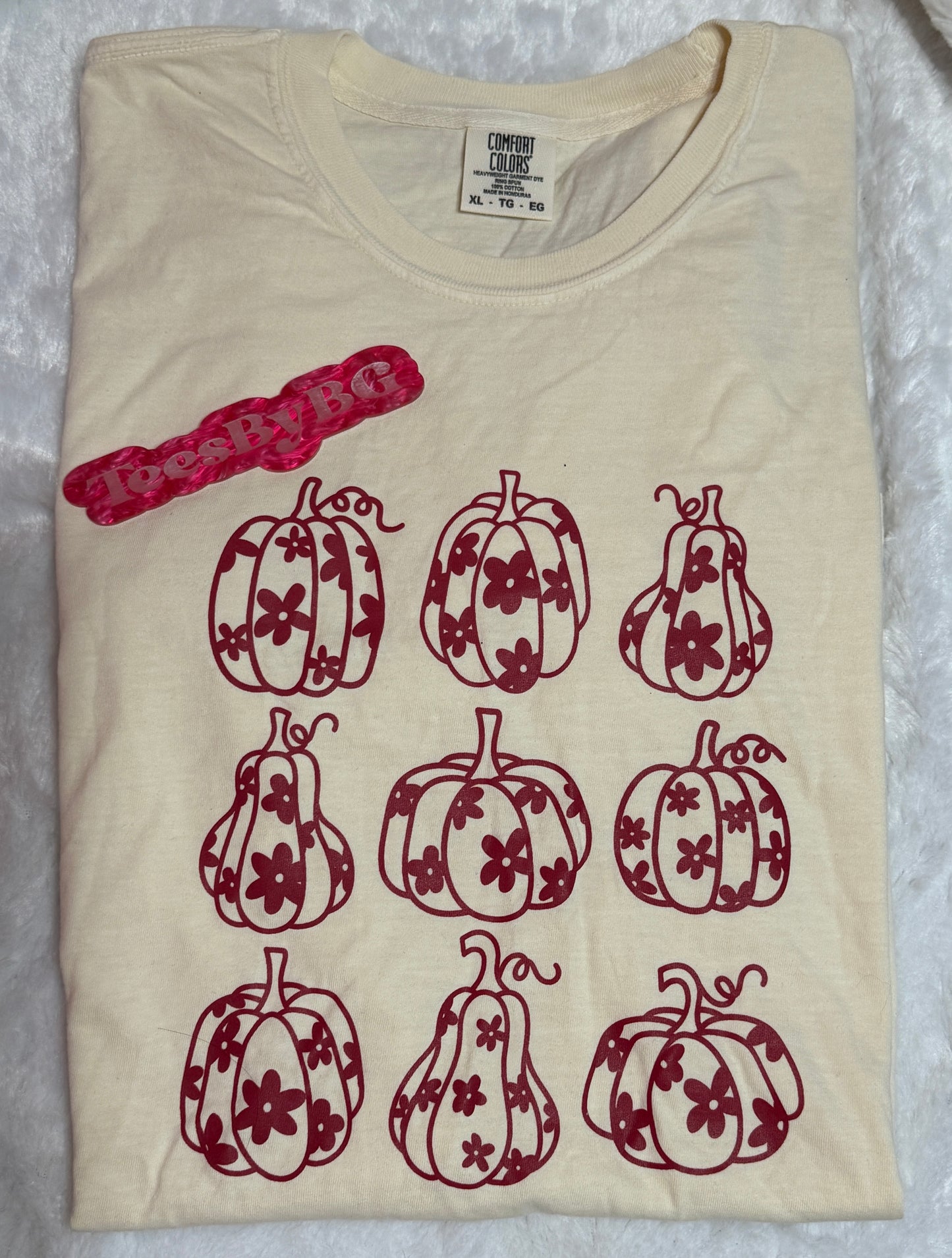 Floral Pumpkins - Short Sleeve