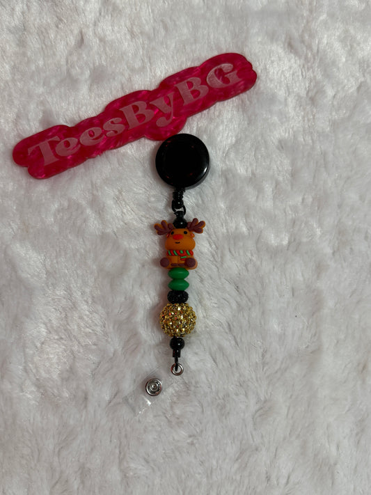 Reindeer Badge Reel