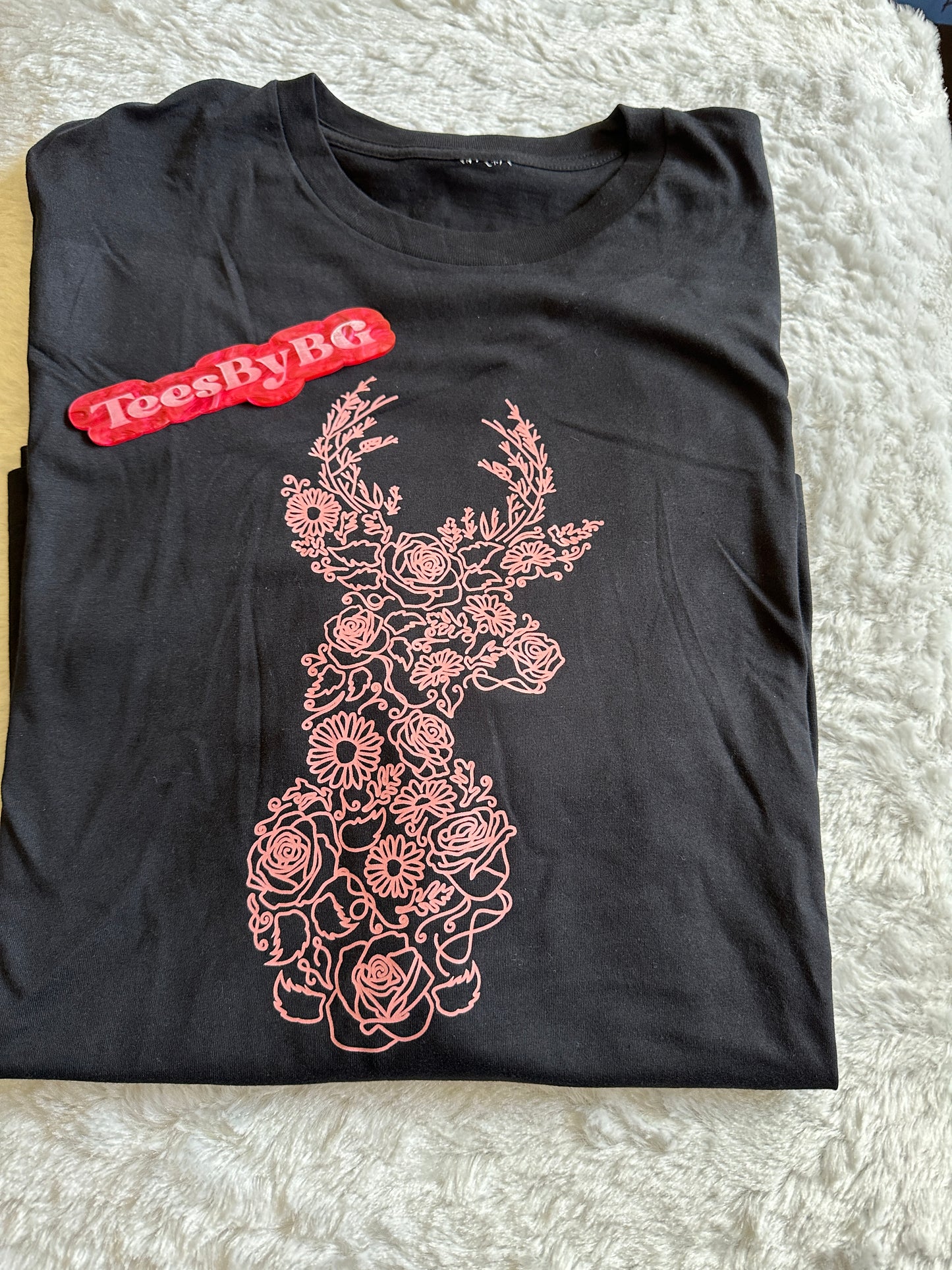 Floral Deer - Long Sleeve