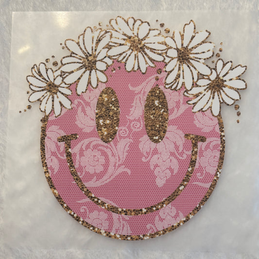 Floral Crown Smiley Face