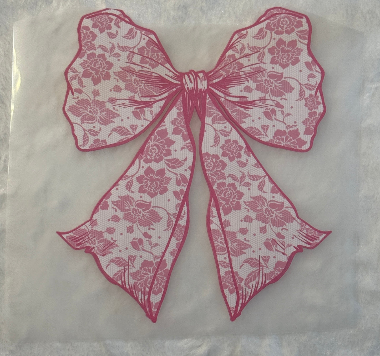 Pink Lace Bows