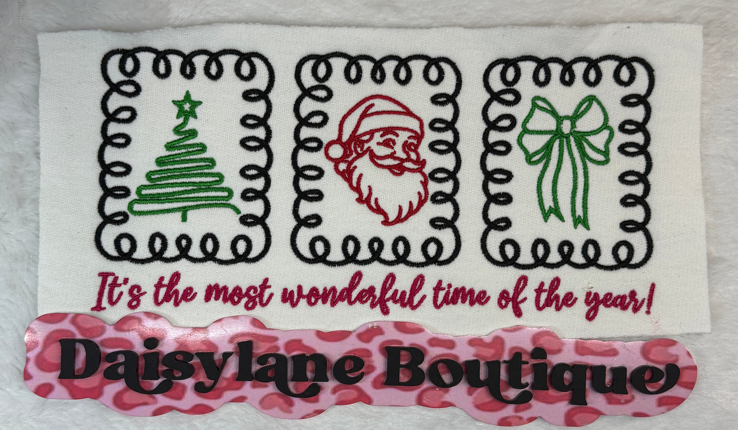It’s the most wonderful time of year Embroidery